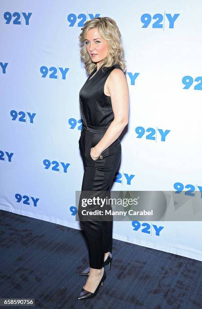 Amy Carlson attends the "Blue Bloods" 150th Episode Celebration at 92Y on March 27, 2017 in New York City.