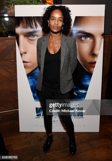 Producer Virginie Besson-Silla attends the trailer viewing of "Valerian and The City of a Thousand Planets" on March 27, 2017 in Los Angeles,...
