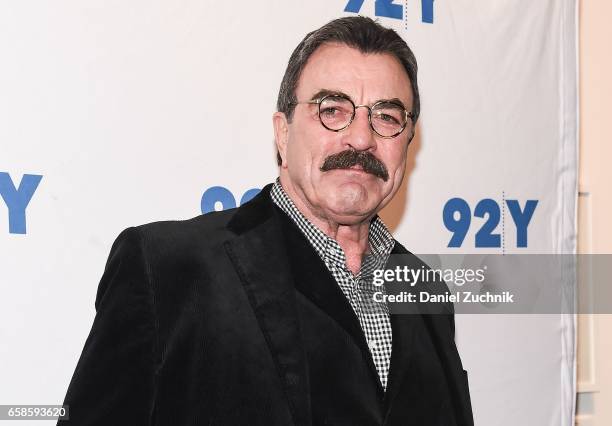 Tom Selleck attends the Blue Bloods 150th episode celebration at 92Y on March 27, 2017 in New York City.