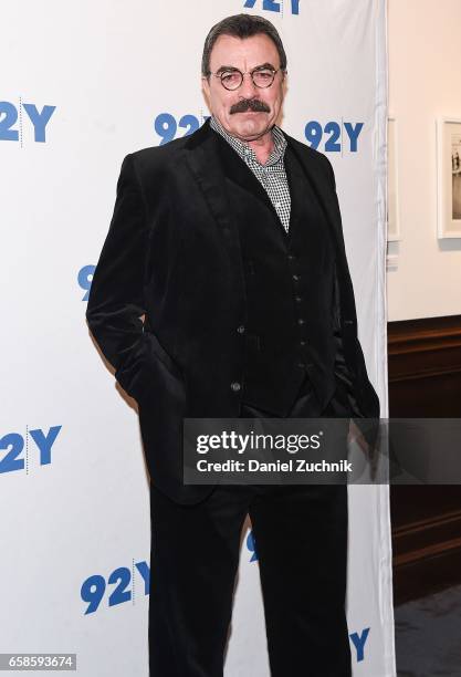 Tom Selleck attends the Blue Bloods 150th episode celebration at 92Y on March 27, 2017 in New York City.