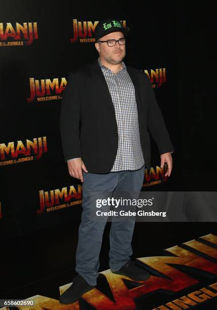 Actor Jack Black attends a photo call for Columbia Pictures' "Jumanji: Welcome to the Jungle" during CinemaCon at Caesars Palace on March 27, 2017 in...