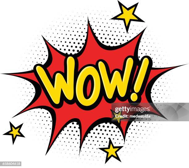 illustrazioni stock, clip art, cartoni animati e icone di tendenza di wow - impressionante