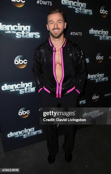 Dancer Artem Chigvintsev attends "Dancing with the Stars" Season 24 at CBS Televison City on March 27, 2017 in Los Angeles, California.