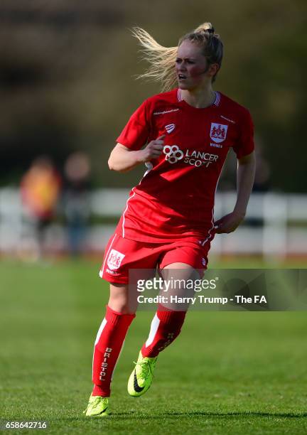 Millie Farrow of Bristol City Women during the SSE FA Women's Cup Sixth Round match between Bristol City Women and Manchester City Women at the Stoke...