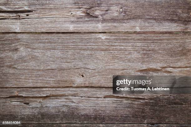 close-up of an old teak board wall texture background. - teak wood material stock pictures, royalty-free photos & images