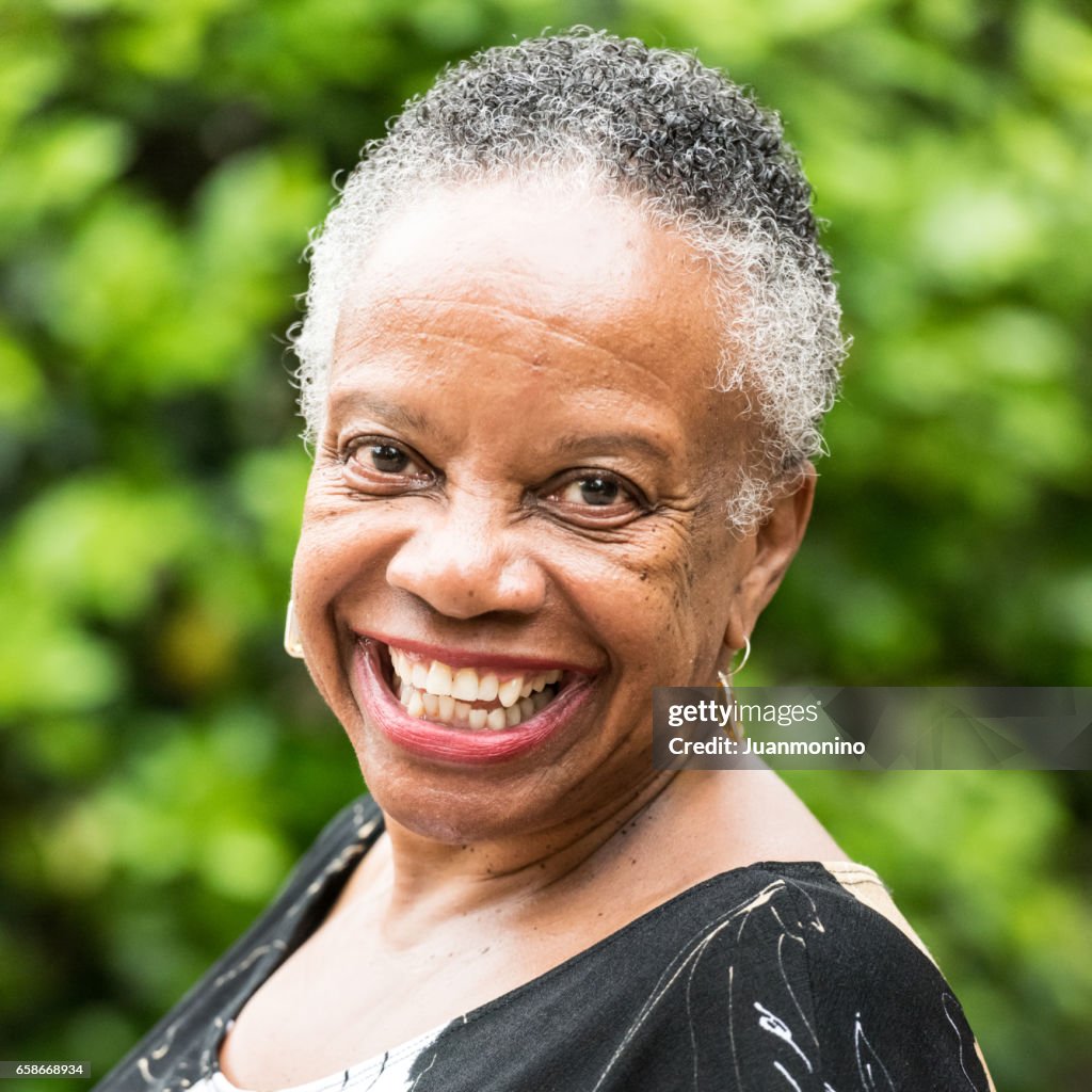 Smiling senior woman