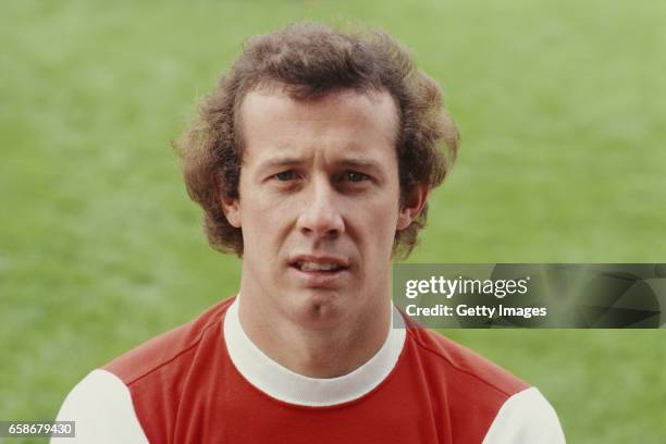 Arsenal player Liam Brady pictured ahead of the 1980/81 season at Highbury on July 23, 1980 in London, England.