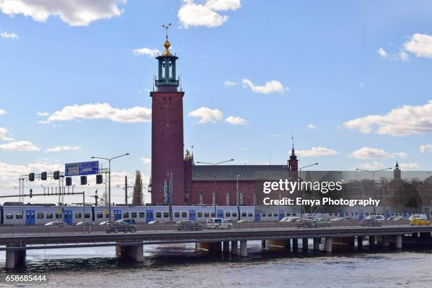city hall - stockholm, sweden - stoccolma ストッ�クフォトと画像