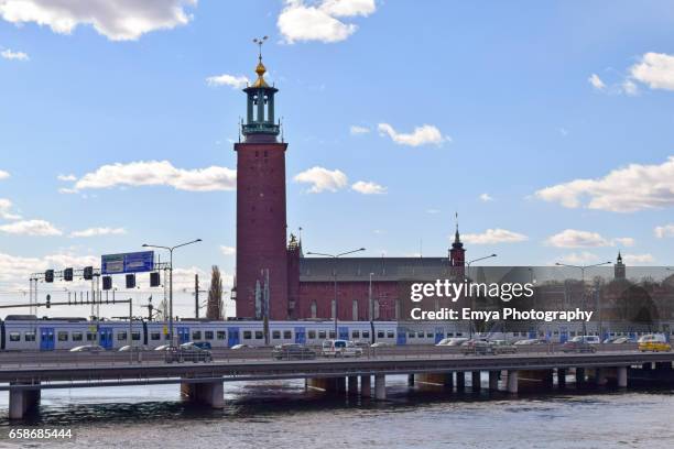 city hall - stockholm, sweden - stoccolma 個照片及圖片檔