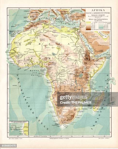 illustrazioni stock, clip art, cartoni animati e icone di tendenza di mappa politica africana 1895 - sahara