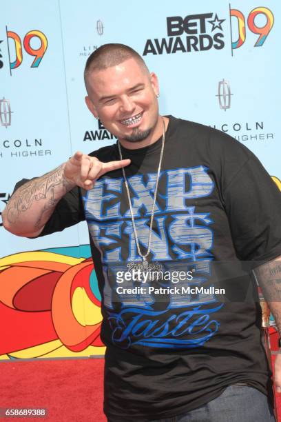 Paul Wall attends 2009 BET Awards - Red Carpet at The Shrine Auditorium on June 28, 2009 in Los Angeles, California.