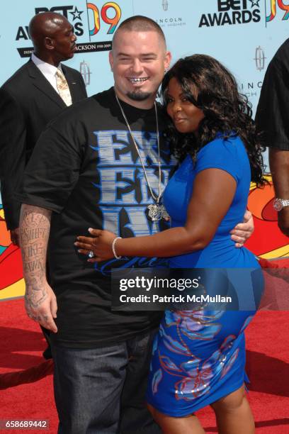 Paul Wall and Guest attend 2009 BET Awards - Red Carpet at The Shrine Auditorium on June 28, 2009 in Los Angeles, California.