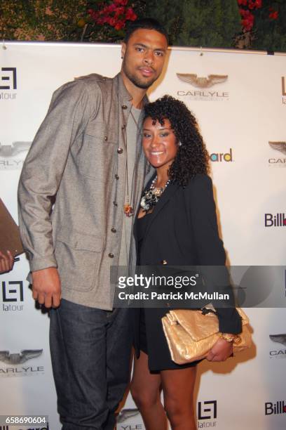 Tyson Chandler and Kimberly Chandler attend THE EXCLUSIVE "HOUSE OF VINYL" 2009 BET AWARDS POST EVENT HOSTED BY BUSTA RHYMES at The Green Door on...