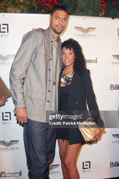 Tyson Chandler and Kimberly Chandler attend THE EXCLUSIVE "HOUSE OF VINYL" 2009 BET AWARDS POST EVENT HOSTED BY BUSTA RHYMES at The Green Door on...