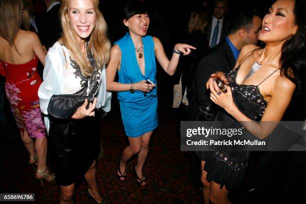 Bianca Pratt, Sally Wu and Kelly Choi attend An Adventure in Connoisseurship at The Hispanic Society of America on June 4, 2009 in New York City.