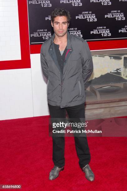 Jordi Vilasuso attends PREMIERE OF COLUMBIA PICTURES: "THE TAKING OF PELHAM 1 2 3" at Mann's Village Theater on June 4, 2009 in Westwood, California.