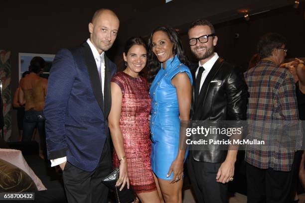 Milan Vukmirovic, Laure Heriard Dubreuil, Barbara Becker and Frederic Dechnik attend THE WEBSTER Grand Opening with Guest of Honor Solange...