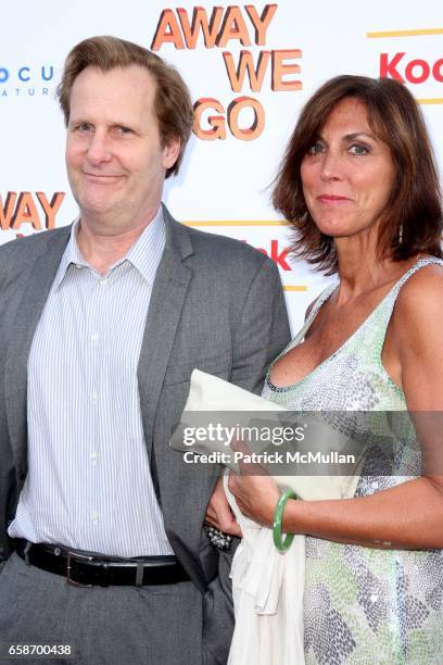 Jeff Daniels and Kathleen Treado attend The New York Premiere of AWAY WE GO at Landmark Sunshine Theatre on June 1, 2009 in New York City.