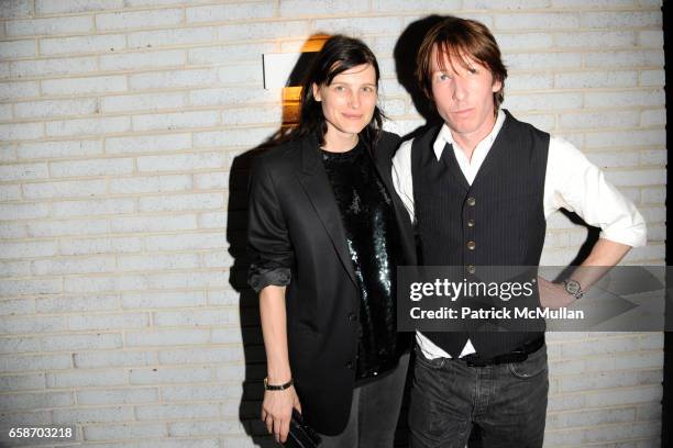 Tabitha Simmons and Craig McDean attend Calvin Klein Collection and Visionaire Present Visionaire 56: SOLAR at The Standard on June 1, 2009 in New...