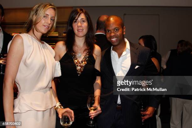 Joanna Baker, Christine Gee and Lacary Sharpe attend Paul Chester's Children Hope Foundation's Annual Benefit at Core Club on June 1, 2009 in New...