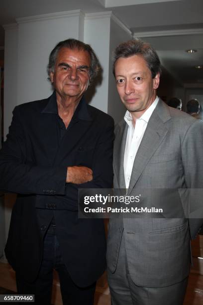 Patrick Demarchelier and Frederic Malle attend PATRICK and VICTOR DEMARCHELIER Host a Fete to Launch FREDERIC MALLE'S New Fragrance, GERANIUM POUR...