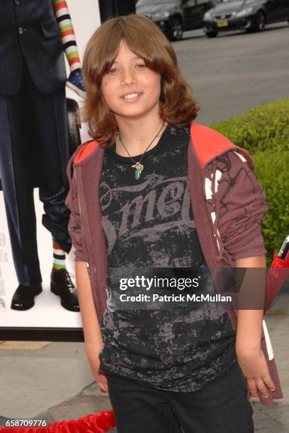 Leo Howard attends "Imagine That" Premiere at Paramount Studios on June 6, 2009 in Los Angeles, California.