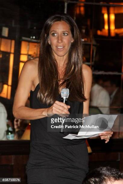 Gabby Karan attends FRIENDS IN DEED Fall Benefit Honoring Donna Karan and Andy Cohen at Balthazar on June 16, 2009 in New York City.