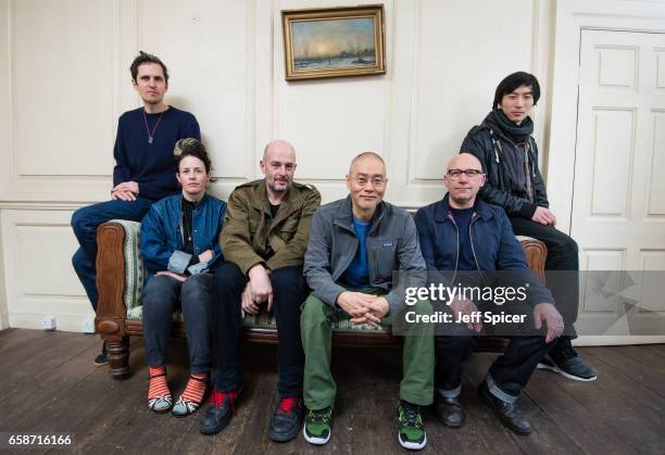 Charles Avery, Anne Hardy, Jake Chapman, Do Ho Suh, Ian Whittlesea and Lawrence Lek at the launch of this year's Art Night. Programme of...