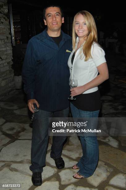 Augustine Calderone and Catherine Redfearn attend TISCH SCHOOL SUMMER SOIREE HOSTED BY BRETT RATNER at Private Residence on June 3, 2009 in Beverly...