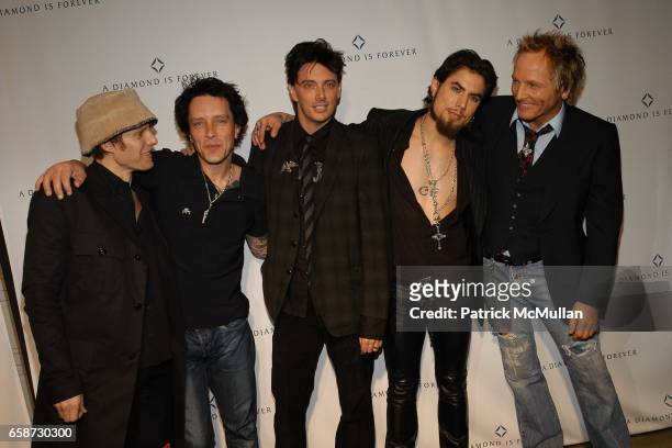 Camp Freddy attend "A Diamond is Forever" Pre-Oscar Party with Concert Performance by All-Star Band "Camp Freddy." at Soho House Los Angeles on...