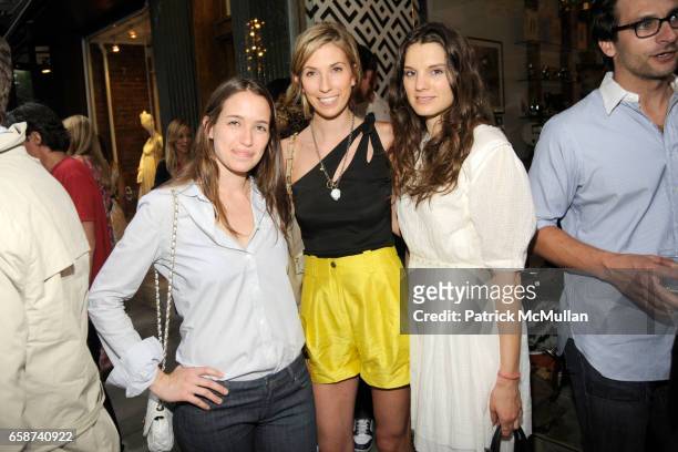 Etta Meyer, Anastasia Rogers and Jessie Cohan attend HAUS INTERIOR Boutique Opening Party at Haus Interior on June 22, 2009 in New York City.