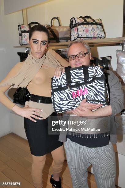 Lady Fag and Mickey Boardman attend PAPER and LE SPORTSAC Celebrate Mickey Boardman's Sweet 16 at LeSportSac on June 10, 2009 in New York.