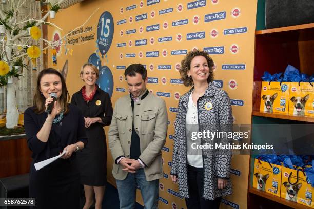 Petra Kaufmann , Franziska Zehetmayer , Dr. Matthias Eberspaecher-Schweda , Petra Trimmel attends the Pedigree Celebrates 15th Anniversary Of...