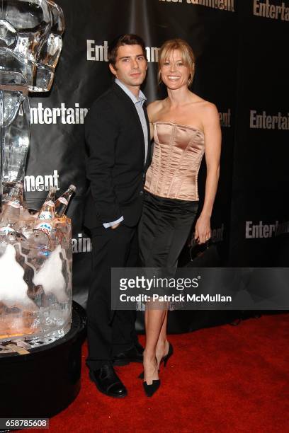 Julie Bowen and Scott Phillips attend Entertainment Weekly Hosts 10th Annual Academy Awards Viewing Party at Elaine's on February 29, 2004 in New...