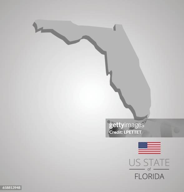 3d Map Of Florida Photos and Premium - Florida State Map 