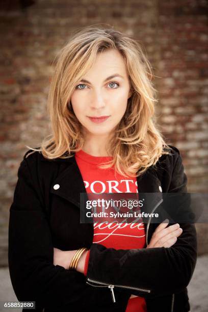 Actress Amelie Etasse is photographed for Self Assignment on March 17, 2017 in Valenciennes, France