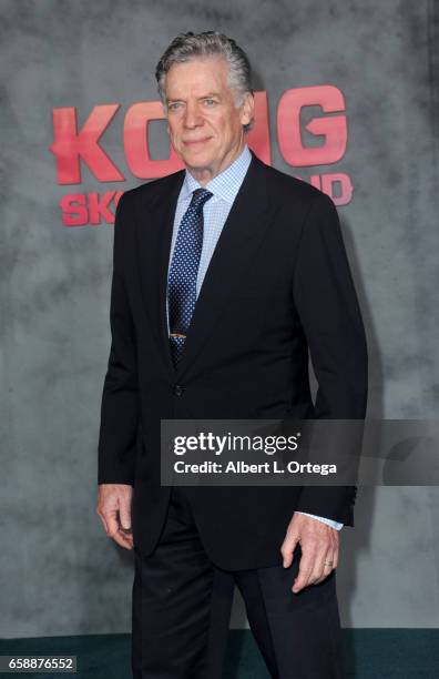 Actor Christopher McDonald arrives for the Premiere Of Warner Bros. Pictures' "Kong: Skull Island" held at Dolby Theatre on March 8, 2017 in...