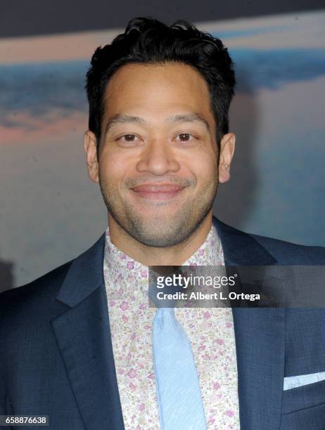 Actor Eugene Cordero arrives for the Premiere Of Warner Bros. Pictures' "Kong: Skull Island" held at Dolby Theatre on March 8, 2017 in Hollywood,...