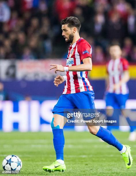 Yannick Ferreira Carrasco of Atletico de Madrid in action during their 2016-17 UEFA Champions League Round of 16 second leg match between Atletico de...