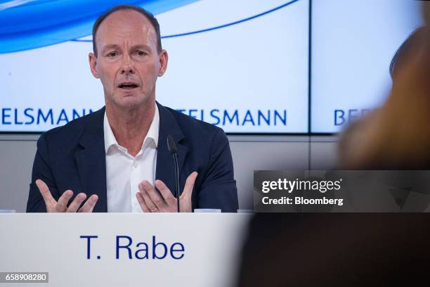 Thomas Rabe 18 Bertelsmann Se Chief Executive Officer Thomas Rabe Interview Full ...