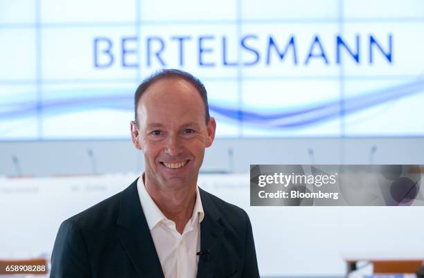 Thomas Rabe Bertelsmann Se Chief Executive Officer Thomas Rabe Interview Full Year ...