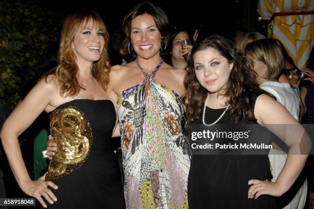 Jill Zarin, Countess LuAnn de Lesseps and Ally Zarin attend GLAAD's Summer Rooftop Party at 230 Fifth Avenue on August 25, 2009 in New York City.