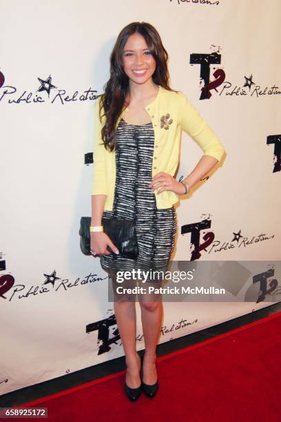 Malese Jow attends the Un-Official Rockin' Pre-Party Celebrating the 2009 Teen Choice Awards at the Hollywood & Highland Center on August 5, 2009 in...