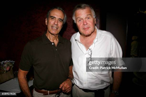 Jeffrey Cohen and John Dizard attend CHEZ JACQUELINE celebrates HEIDI LEISER at Chez Jacqueline on August 20, 2009 in New York City.