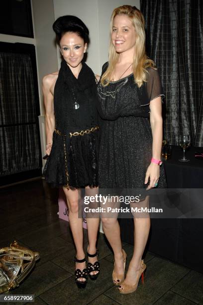 Stacey Bendet and Ali Wise attend CHARLOTTE RONSON & JC PENNEY Present I HEART RONSON at Pier 60 on August 20, 2009 in New York City.