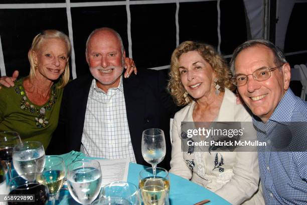 Linda Lindenbaum, Michael Lynne, Frida Furman and Roy Furman attend The Art of Fashion in The Hamptons, GUILD HALL Summer Gala Honoring MARJORIE F....
