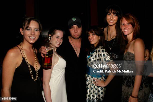 Chelsea Gussaroff, Francesca Wade, Brad Leinhardt, Laura Zaharia, Vanessa Grbic and Julie Calabrese attend IZZY GOLD'S PAJAMA PARTY With ED HARDY...