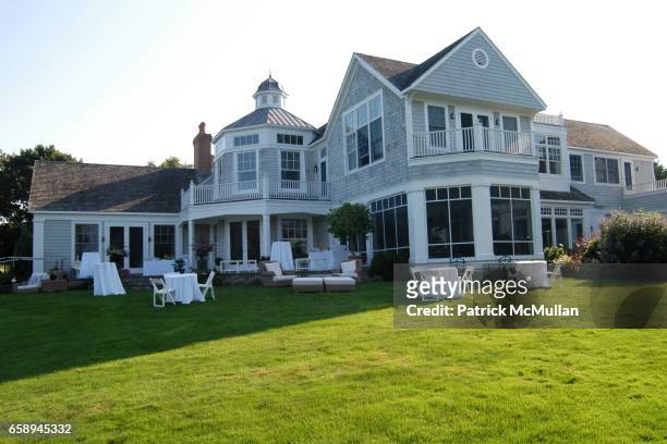 Atmosphere at The Perlman Music Program's 15th Anniversary Benefit Celebration Concert And Dinner at Private Residence on August 15, 2009 in Sag...