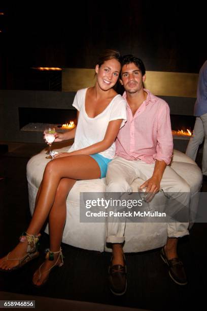 Stephanie Krant and Eli Sevin attend Party for Sheba Medical Center at Tel Hashomer at Private Residance on August 1, 2009 in Bridgehampton, NY.