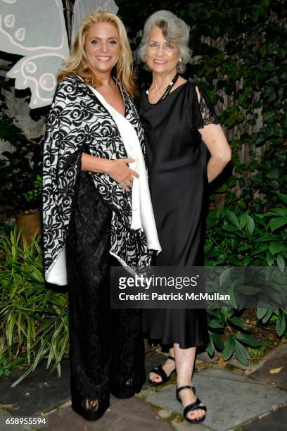 Jennifer Berghaus and Louise Kerz Hirschfeld attend JENNIFER BERGHAUS private collection Fashion Launch Party at The Al Hirschfeld Townhouse on...